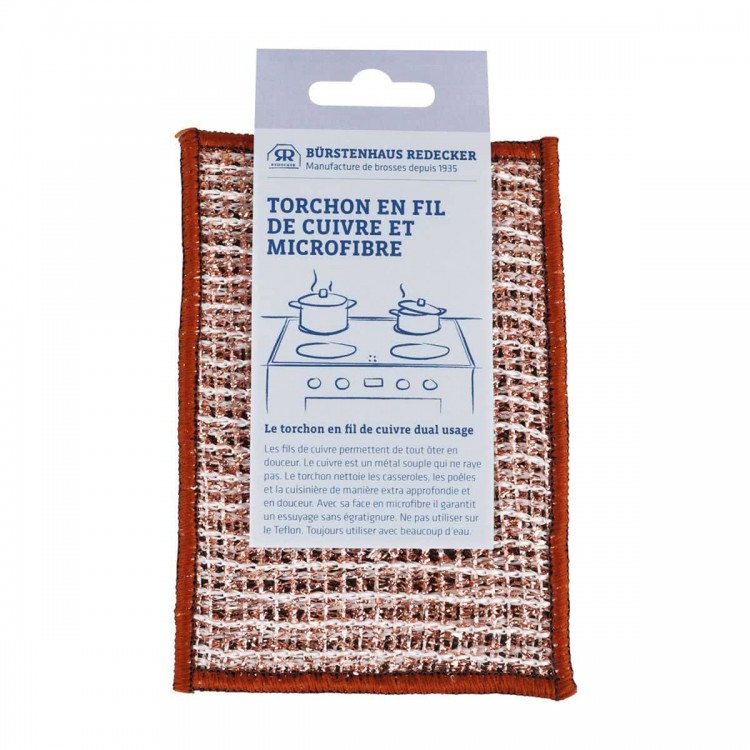 Torchon Fil de Cuivre et Microfibre Torchon Fil de Cuivre et Microfibre