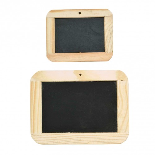 Etiquette de cave ardoise et bois