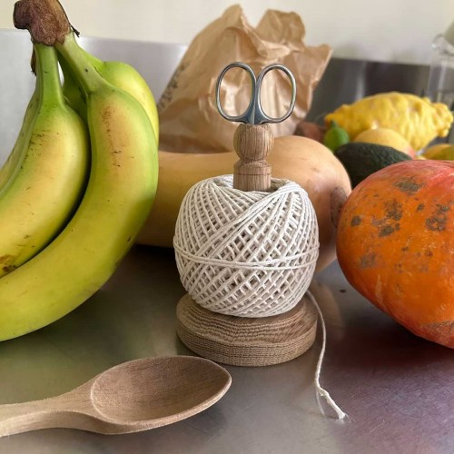 Dévidoir pour ficelle de cuisine avec ciseaux