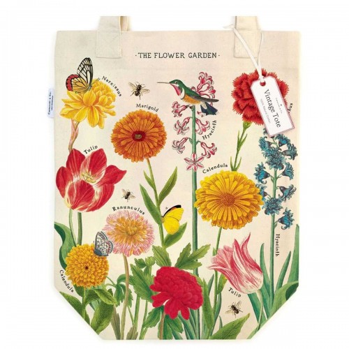 Sac en Toile Tote Bag Le Jardin de Fleurs / The Flower Garden