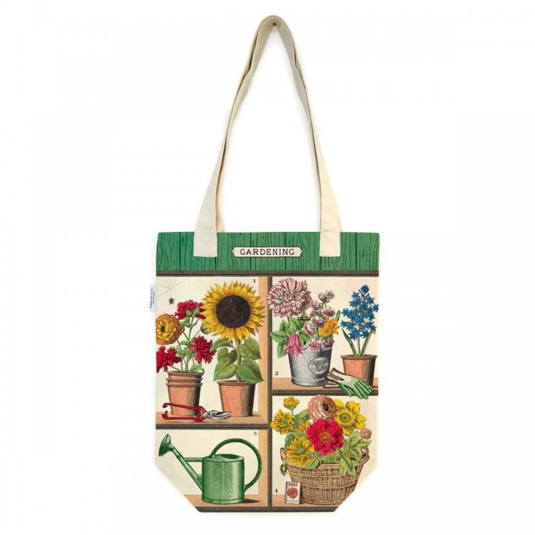 Sac en Toile Tote Bag Jardinage / Gardening de Cavallini - Botanique  Editions