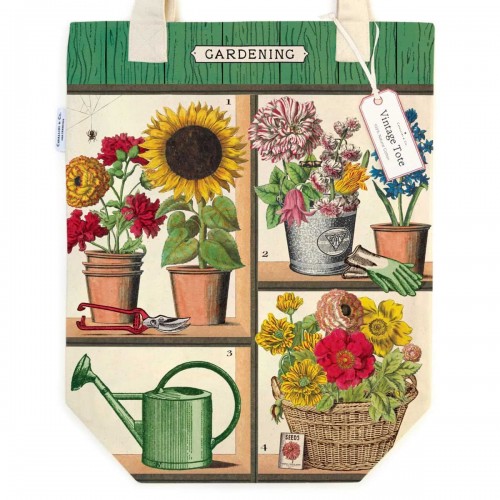 Sac en Toile Tote Bag Jardinage / Gardening de Cavallini
