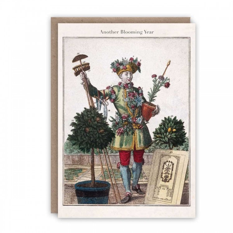 Carte Double et Enveloppe Le Jardinier de Martin Engelbrecht