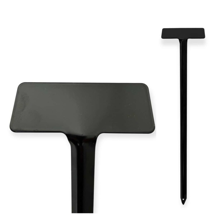Support signalétique Jardin Hortus, métal, platine inclinée