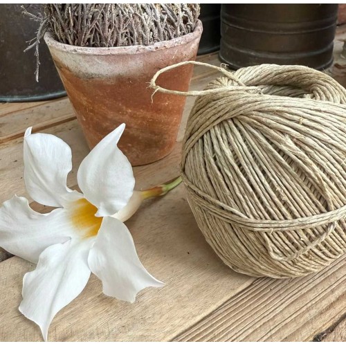 ficelle de lin naturel fine
