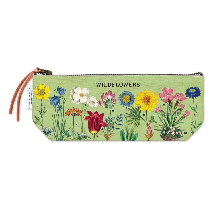 Trousse Cavallini Wildflowers fleurs sauvages alpines coton naturel