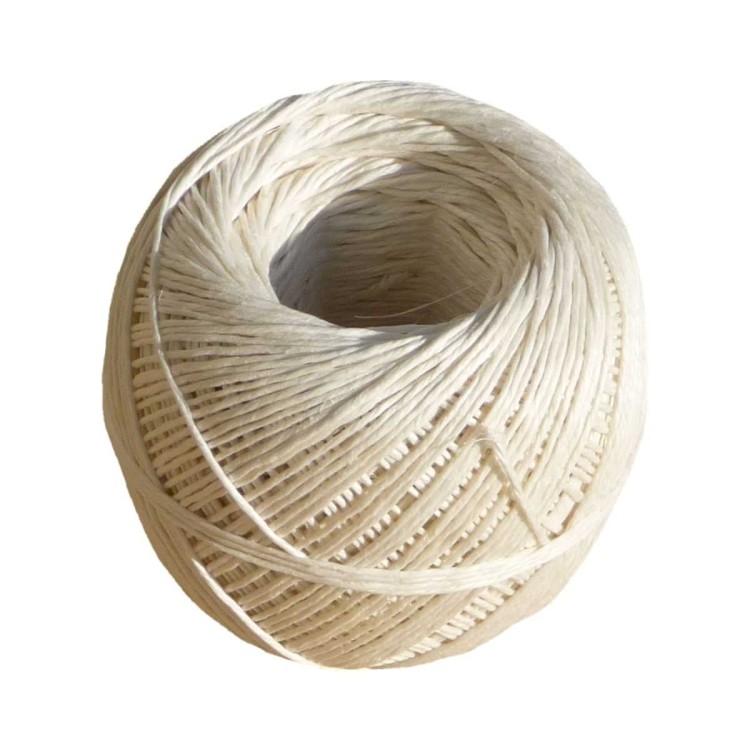 ficelle très fine en lin blanchi 1,2 mm – bobine 155 m