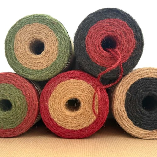Ficelle de jute naturelle biodégradable 2 couleurs