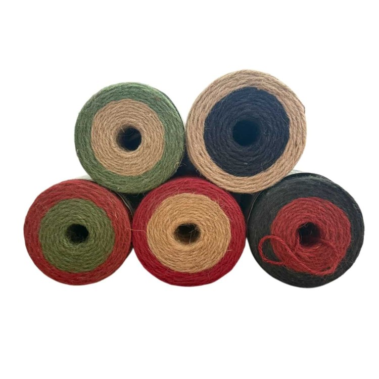 Ficelle de jute naturelle 2 couleurs