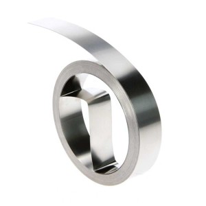 Ruban inox non adhésif Dymo 12 mm pour pince Rhino M1011 étiquettes métalliques jardin