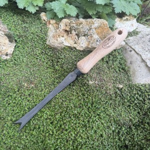 Arrache pissenlit forgé DeWit en acier carbone pour extraction racine pivotante – Botanique Éditions 2